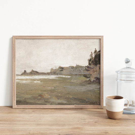 MOSS VINTAGE FRAMED ART PRINT, 8"X10"