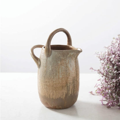 BEATRIX STONEWARE WATERING PITCHER