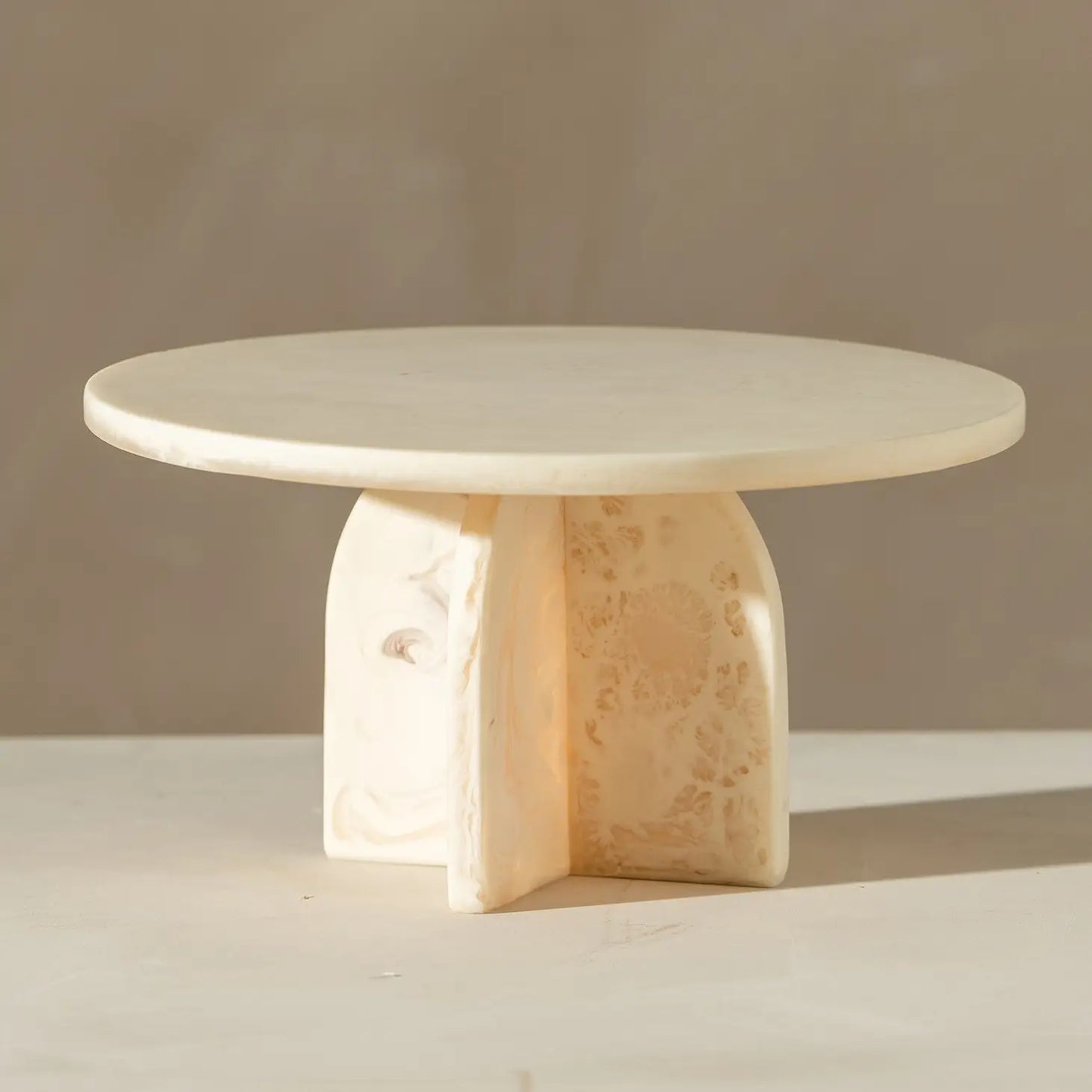 FLOW CAKE STAND - MARSHMALLOW