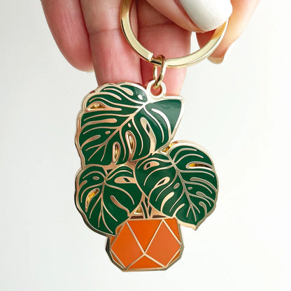 MONSTERA KEYCHAIN