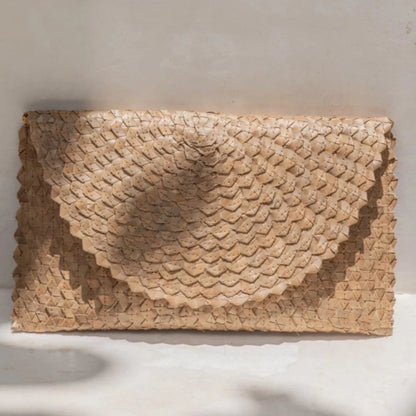 RATTAN CLUTCH- VARIOUS COLORS