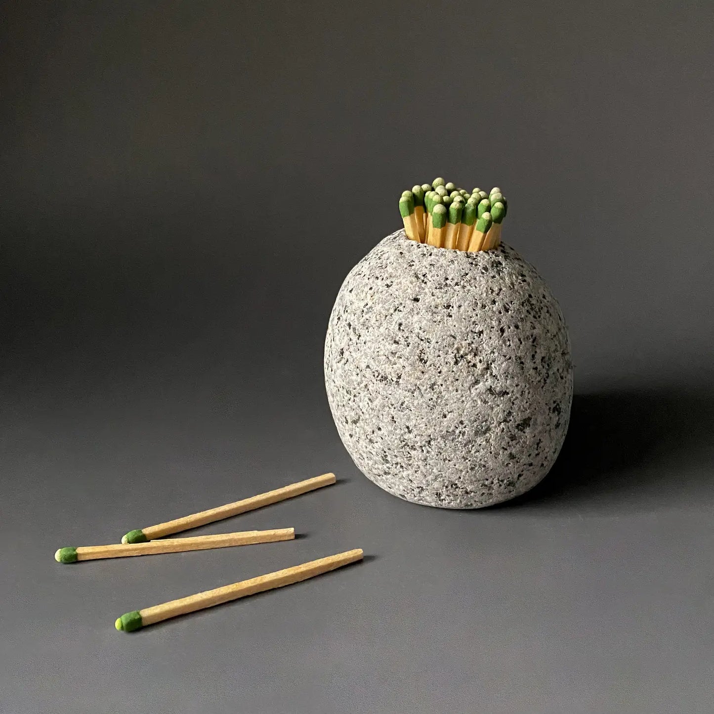 STONE MATCHSTICK HOLDER