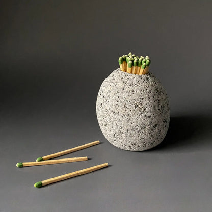 STONE MATCHSTICK HOLDER