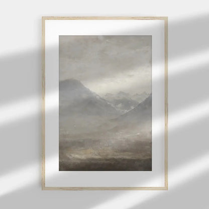 SCENIC MOUNTAINS FRAMED ART PRINT, 11x14