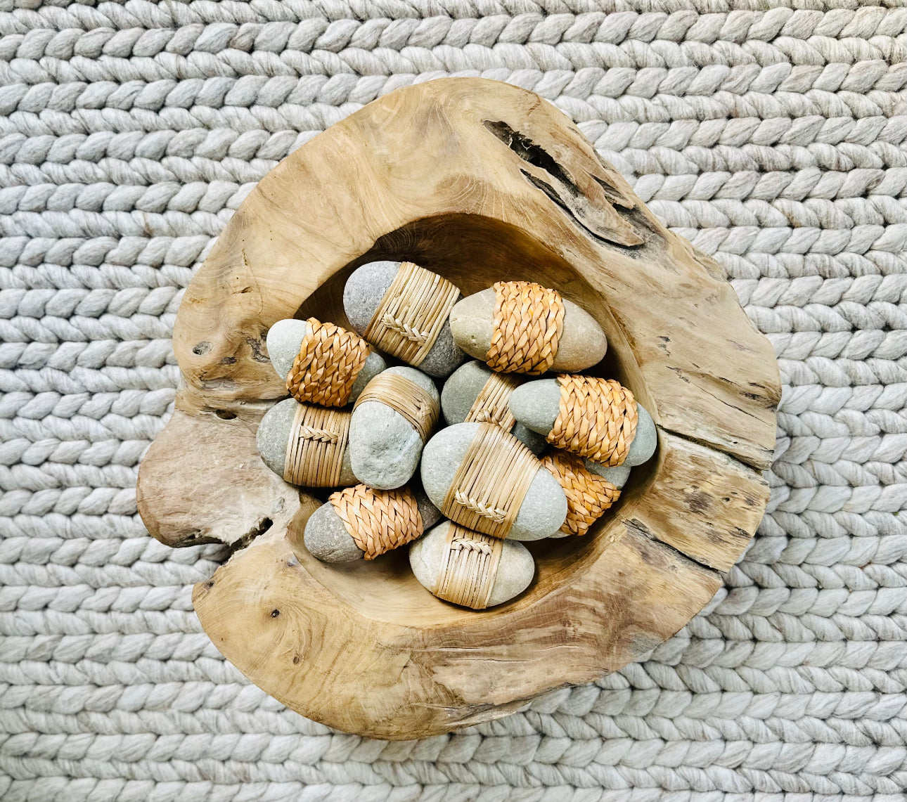 ZEN WRAPPED STONE - ASSORTED