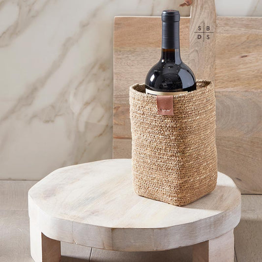 SEAGRASS WINE BOTTLE HOLDER