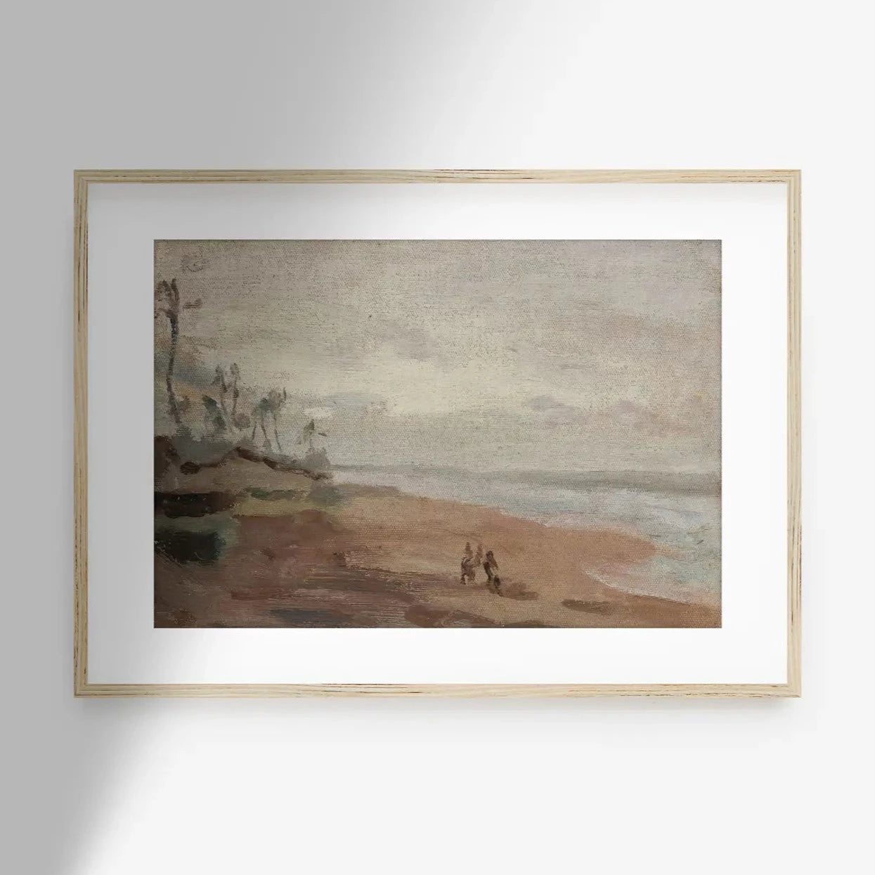 MOODY BEACH FRAMED ART PRINT, VARIOUS SIZES