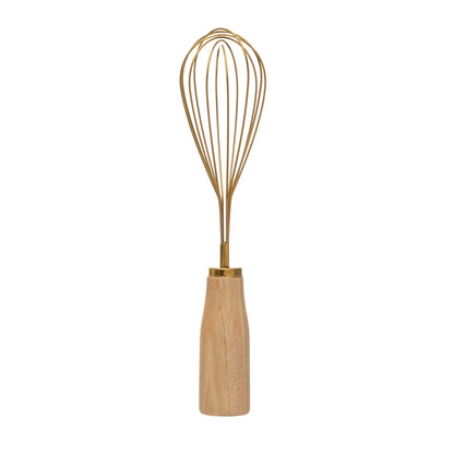 Stainless Steel Whisk With Wood Handle