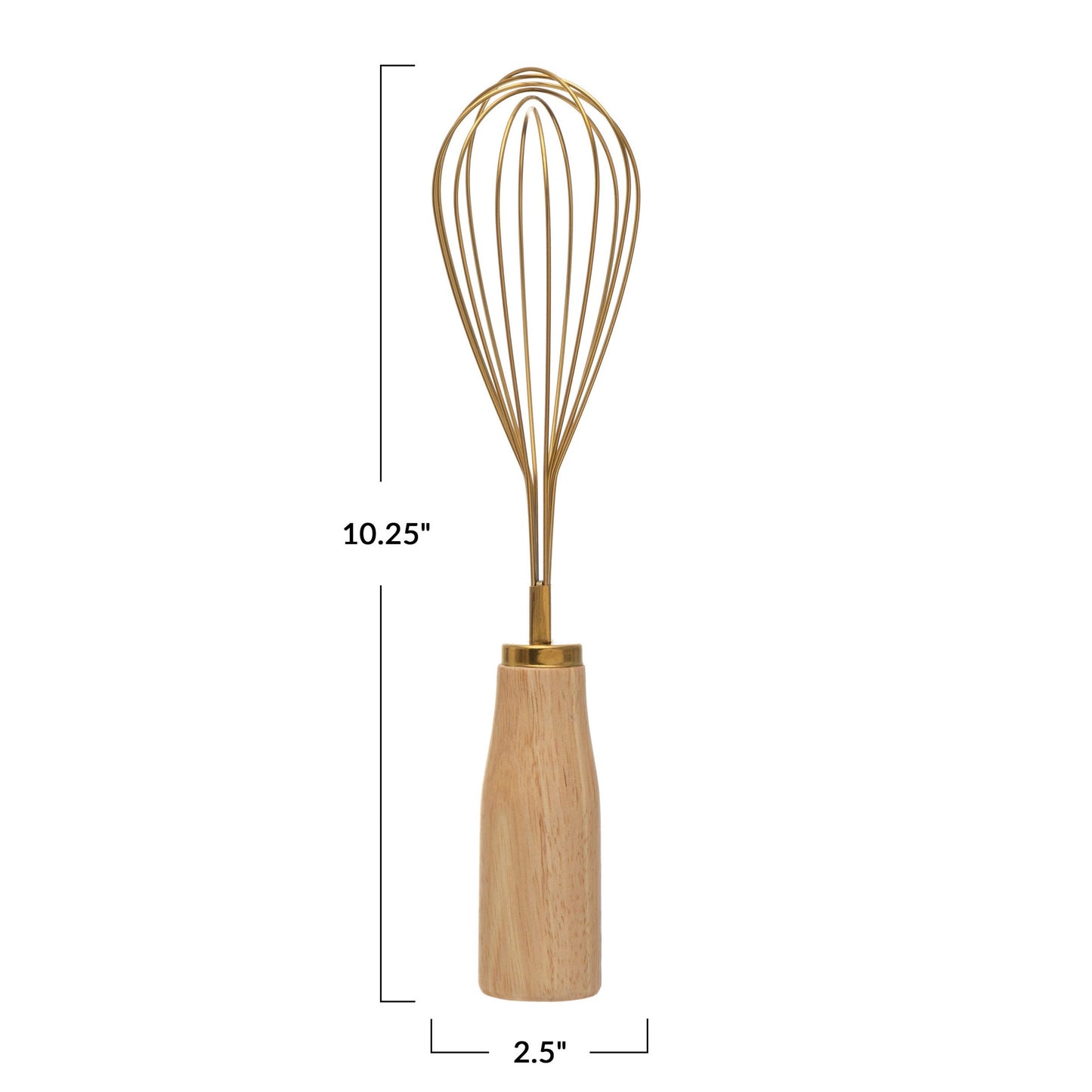 Stainless Steel Whisk With Wood Handle