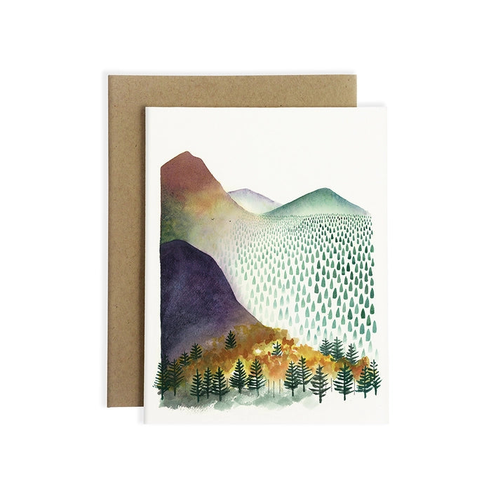 MOUNTAIN MORNING GREETING CARD- SET OF 8