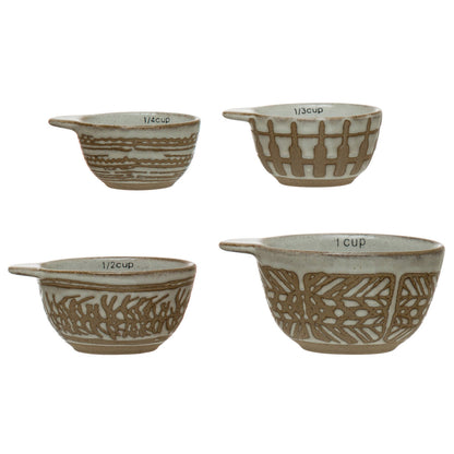 STONEWARE MEASURING CUP SET