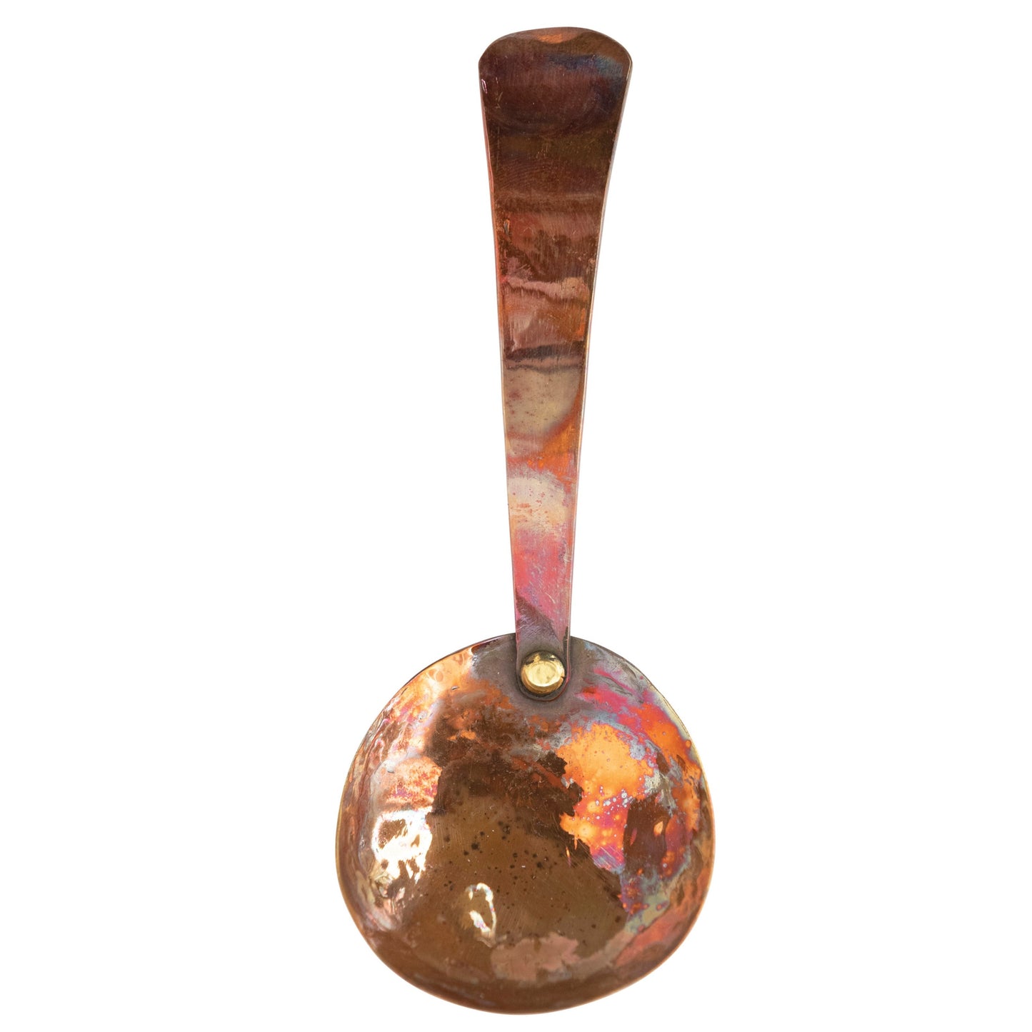 HAMMERED COPPER SPOON- BURNT FINISH